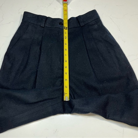 David Eliot New York Black Vintage Wool Trousers 8 - Picture 8 of 12